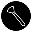 Makeup brush 3 icon