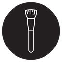 Makeup brush icon