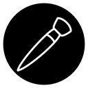 Makeup brush icon