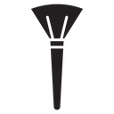 Makeup brush icon