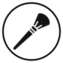 Makeup brush icon