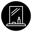 Makeup mirror icon