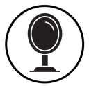 Makeup mirror icon