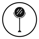 Makeup mirror icon
