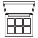Makeup palette icon