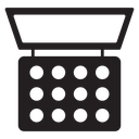 Makeup palette icon