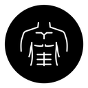 Male torso icon