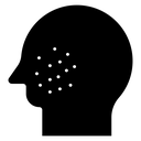 Man Acne Face Profile icon