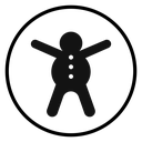 Man cookie icon