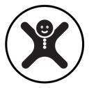 Man cookie icon