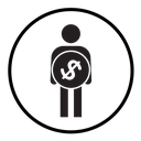 Man take money credit icon