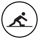 Man Tripping Obstacle icon