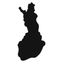 Map of Finland icon