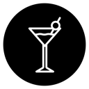 Martini glass icon