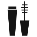 Mascara brush Black Filled icon