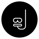 Mask snorkel icon