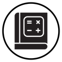 Maths book icon