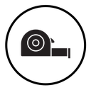 Measure tape icon