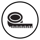 Measure tape icon