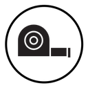 Measure tape icon