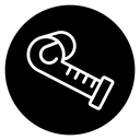 Measuring tape icon