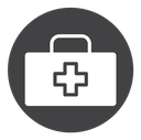 Medical aid kit Black Filled icon