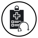 Medical check-up icon