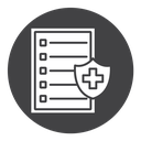 Medical insurance icon