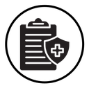 Medical insurance icon