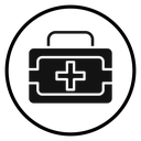Medical kit icon