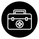 Medical kit icon