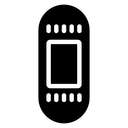 Medical patch icon