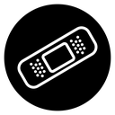 Medical patch icon