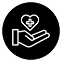 Medical support icon