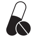 Medicine tablet icon