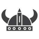 Medieval Helmet with Horns icon
