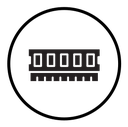 Memory, ram icon