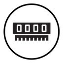 Memory, ram icon
