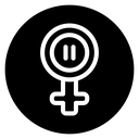 Menopause symbol icon