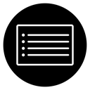 Menu list button 2 icon
