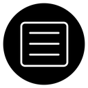 Menu list button icon