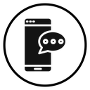 Message phone icon