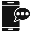 Message phone icon
