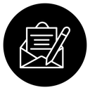 Message writing icon