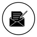 Message writing icon