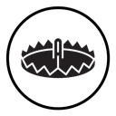 Metal trap icon