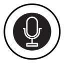 Mic button icon