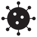 Microorganism Black Filled icon