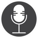 Microphone Black Filled icon