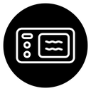Microwave oven icon